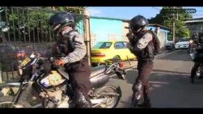 Policías motorizados luchan diariamente contra el crimen