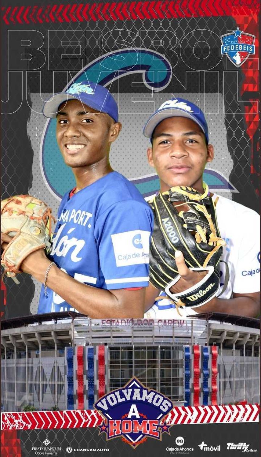 Jugadores del equipo de Colón.