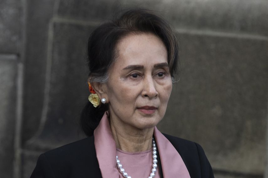 Aung San Suu Kyi.