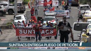 Suntracs entrega pliego de peticiones para Convención Colectiva