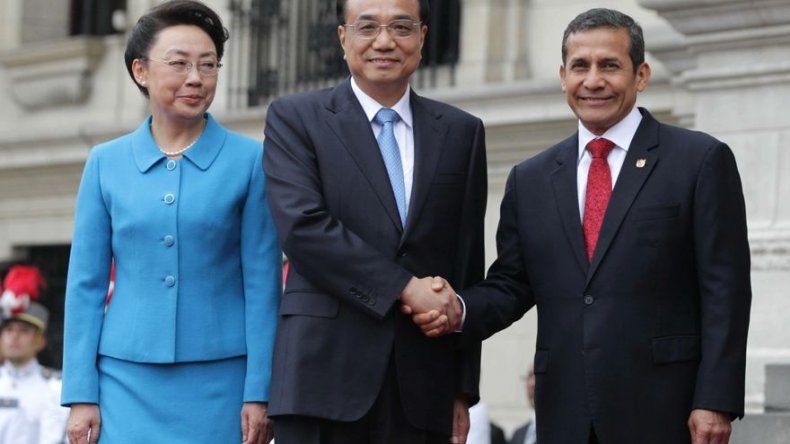 Primer ministro chino llegó a Perú para reunirse con Ollanta Humala