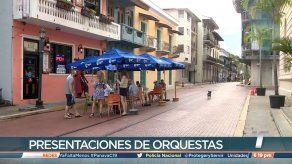 Presentación de orquestas en bares y restaurantes.