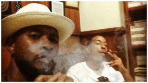Usher y Ludacris fuman habanos y degusta café cubano en La Habana