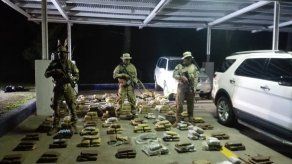 Más de 700 paquetes con droga fueron incautados en Panamá Este