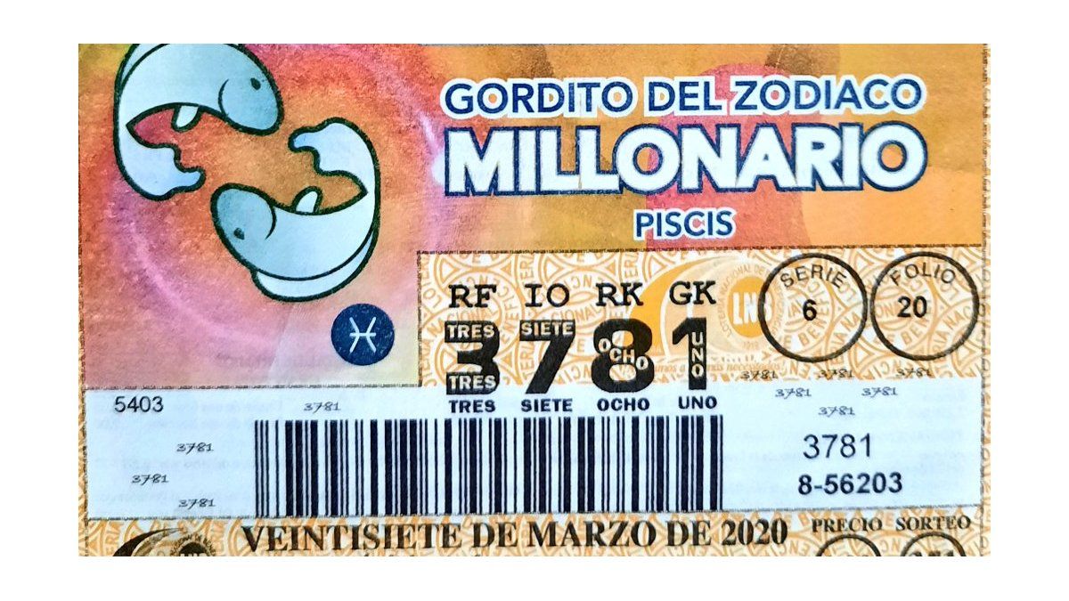 Lotería Horario y cómo ver el sorteo del Gordito del Zodiaco