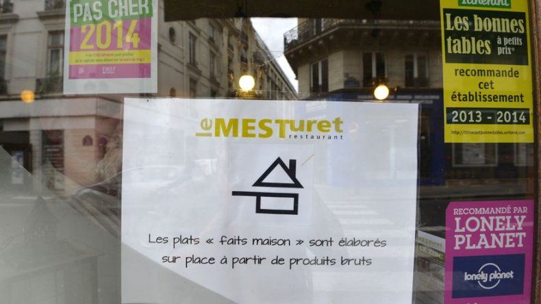 Francia contra los restaurantes de mala calidad