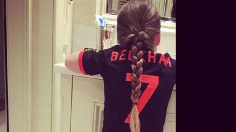 Harper Beckham también es del Manchester United