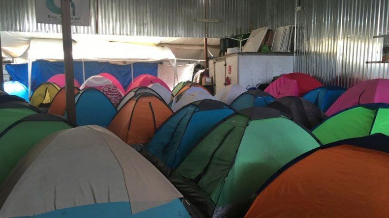 Migrantes centroamericanos llegan a la frontera de EEUU