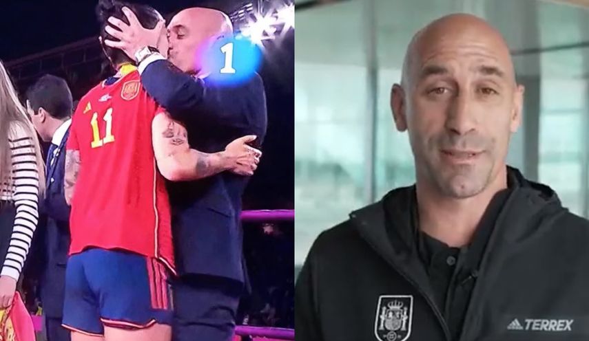 Presidente de la Federación Española se disculpa por el beso a Jenni Hermoso