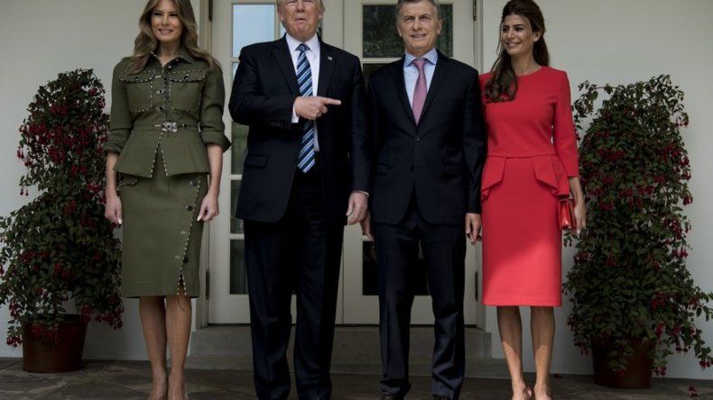 Trump recibió al presidente argentino Macri, un gran líder, en la Casa Blanca
