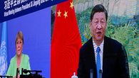 La jefa de derechos humanos de la ONU, Michelle Bachelet (L), asistiendo a una reunión virtual con el presidente de China, Xi Jinping. La jefa de derechos humanos de la ONU, Michelle Bachelet (L), asistiendo a una reunión virtual con el presidente de China, Xi Jinping.