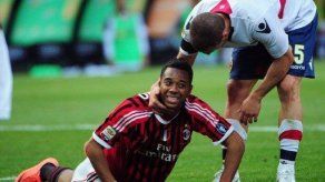 Milan: Robinho estará un mes sin jugar