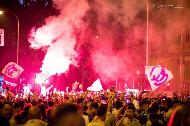 Celebración de la 13 del Real Madrid en Cibeles