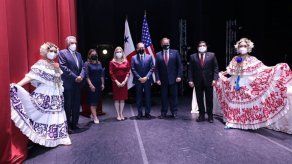 El presidente Laurentino Cortizo participó de la inauguración de la Feria Internacional del Libro de Panamá.