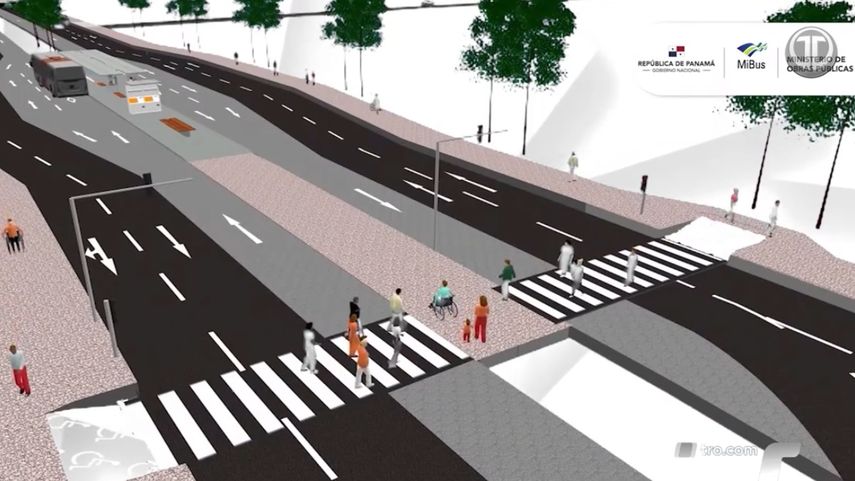 MOP detalla proyecto de carriles exclusivos en la Vía España.