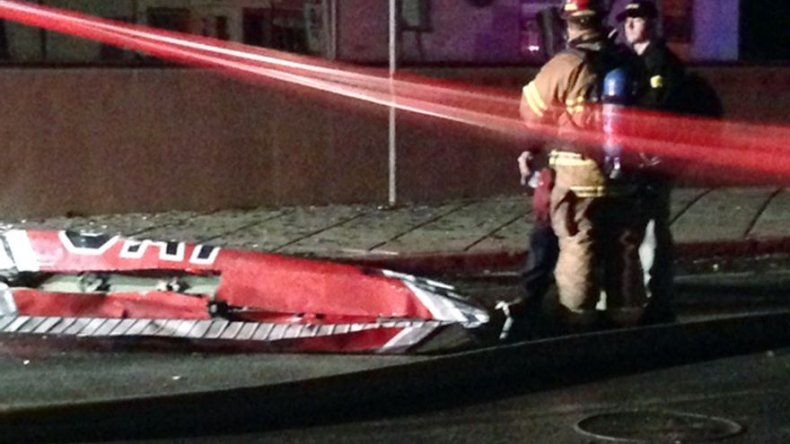 Avión pequeño se estrella en edificio del centro de Alaska