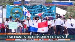 Huelga de docentes amplía sus efectos en la población estudiantil
