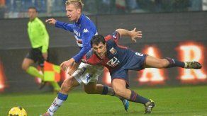 La Sampdoria gana 1-0 al Génova con gol de Maxi López