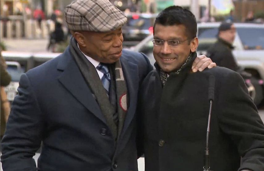 El alcalde Eric Adams dijo que aunque la pandemia de COVID-19 no se acabó