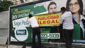 Alcaldía establece lugares donde no se puede colocar vallas publicitarias