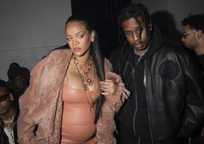 Rihanna y A$AP Rocky.