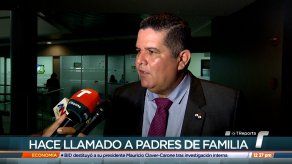 Ministro de Seguridad hace llamado a padres de familia a estar más pendientes de sus hijos