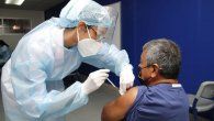 Durante la jornada, que inició el pasado 14 de abril, fueron aplicadas las primeras dosis contra covid-19 a adultos mayores de 60 años, embarazadas y docentes que laboran en esta región de la capital. Durante la jornada, que inició el pasado 14 de abril, fueron aplicadas las primeras dosis contra covid-19 a adultos mayores de 60 años, embarazadas y docentes que laboran en esta región de la capital.