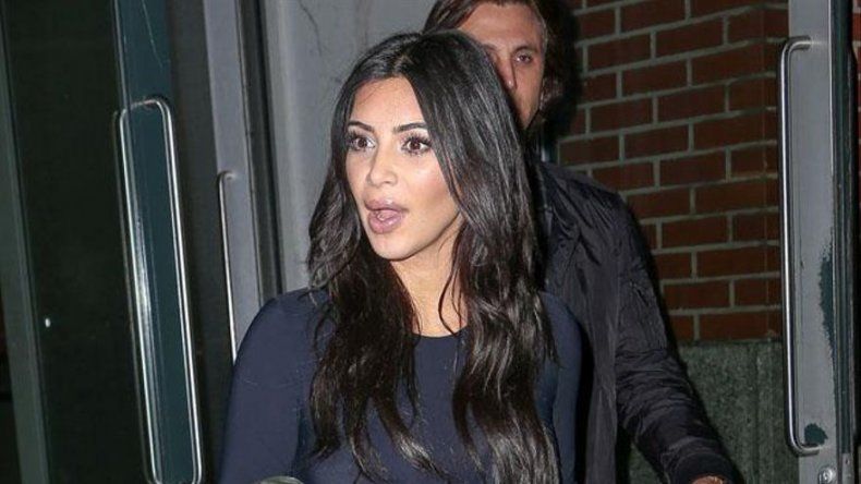 Kim Kardashian se hizo su primer selfi a los cuatro años