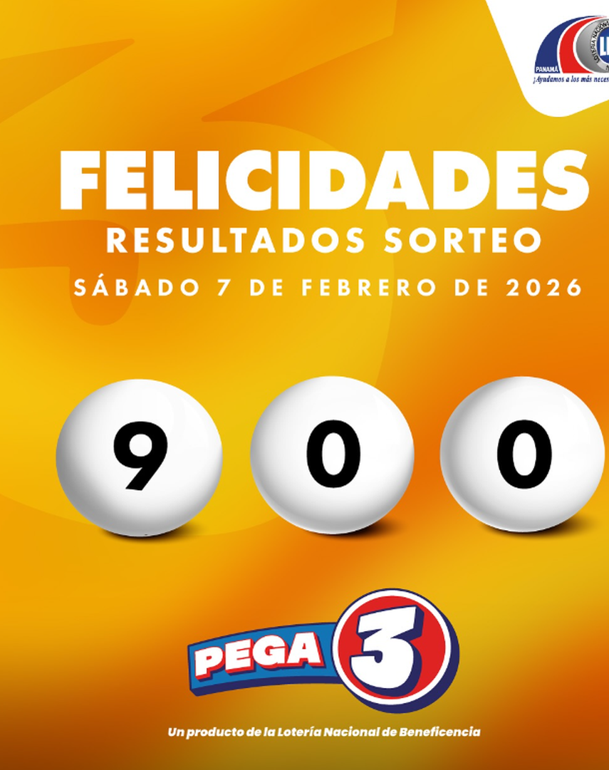 Resultados del Pega 3 de 7 febrero de 2026. Resultados del Pega 3 de 7 febrero de 2026.