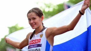 Rusa Lashmanova oro olímpico y récord del mundo de 20 km marcha