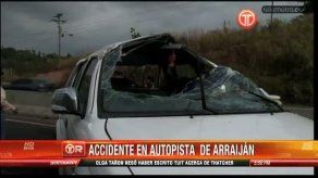 Cinco personas heridas en accidente en autopista Arraiján- La Chorrera