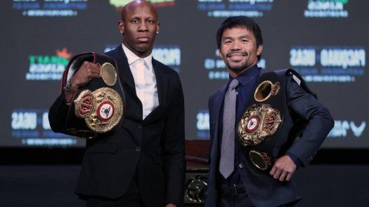 Manny Pacquiao vs Yordenis Ugás, Hora y donde verlo en vivo.