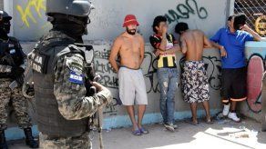 Policías y perros adiestrados buscan a jefes de pandillas en Honduras