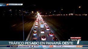 Se registra fuerte congestionamiento vehicular en Panamá Oeste en el inicio de clases