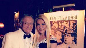 Hugh Hefner y su novia están más felices que nunca