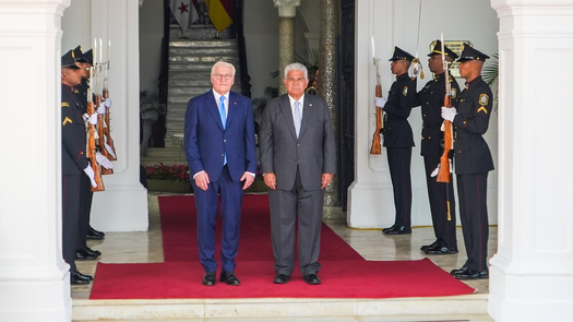 José Raúl Mulino recibe al presidente de Alemania, Frank-Walter Steinmeier. José Raúl Mulino recibe al presidente de Alemania, Frank-Walter Steinmeier.