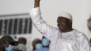 El presidente de Gambia, Adama Barrow.