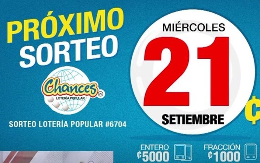 Lotería popular Chance de Costa Rica, para el miércoles: ¿A qué hora será el sorteo? 