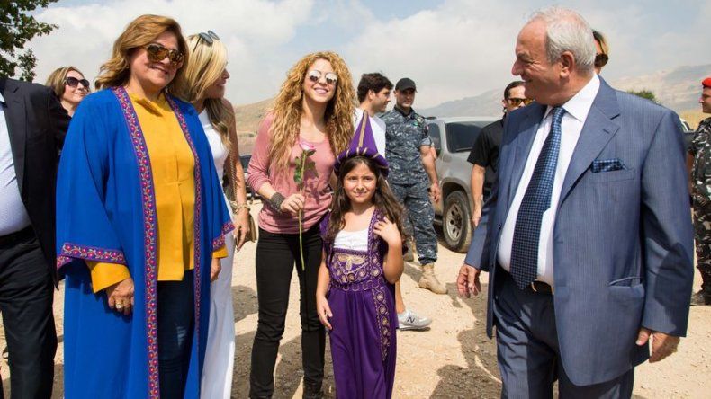 Shakira visita el pueblo de su abuela paterna en Líbano