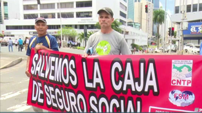 Jubilados y pensionados protestan&nbsp;