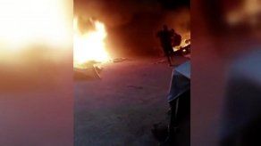 Los migrantes vuelven al campo griego de Moria devastado por incendio