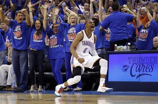 NBA: Thunder 106, Lakers 90; Thunder elimina a los Lakers