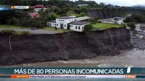 Más de 80 personas quedan incomunicadas en Chiriquí