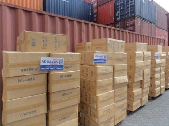 Alerta de Panamá ayuda a decomiso de 7 millones de cigarrillos en Chile
