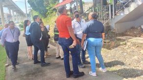 La inspección ocular se realiza en Ojo de Agua y Los Andes #2.