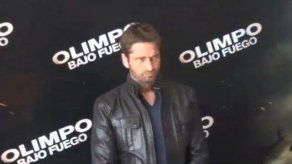 Video: Gerard Butler presenta en México el filme Olympus Has Fallen