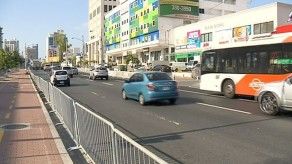 Todo listo en la Vía España para el paso del papa Francisco Todo listo en la Vía España para el paso del papa Francisco