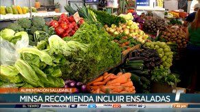 Recomiendan una alimentación variada que incluya ensaladas