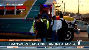 Transportistas de Panamá Oeste justifican aumento a pasaje
