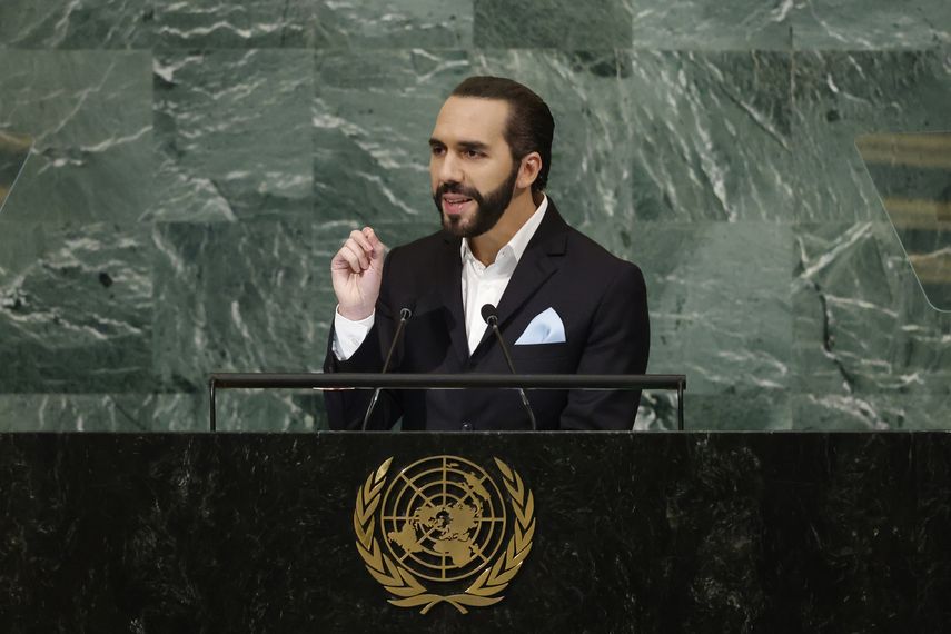 El presidente salvadoreño Nayib Bukele